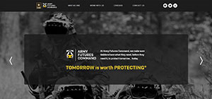 Army Futures Command - Website Portfolio Item